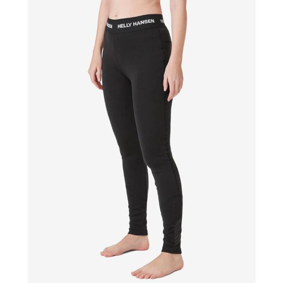HELLY HANSEN Women's Lifa Merino Pants Medium Black Base Layer Midweight NWT - Picture 1 of 12